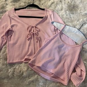 Holister pink set (selling both)